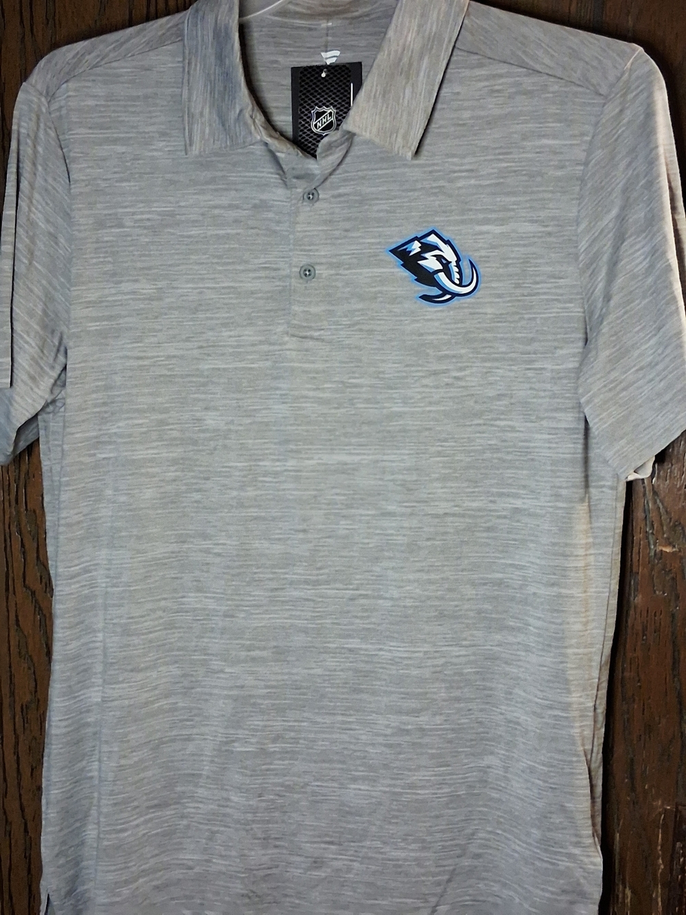 Fanatics Utah Hockey Club / Utah Mammoth Polo Shirt Men's Gray Polo